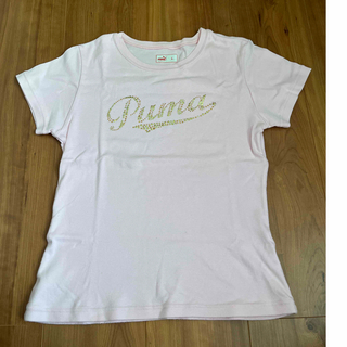 プーマ(PUMA)のPUMA 半袖　Tシャツ　 Lサイズ　ピンク(Tシャツ(半袖/袖なし))