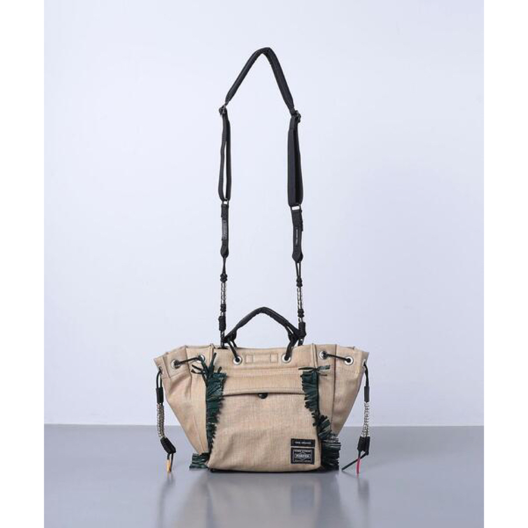 美品 TOGA×PORTER STRING BAG BEIGE