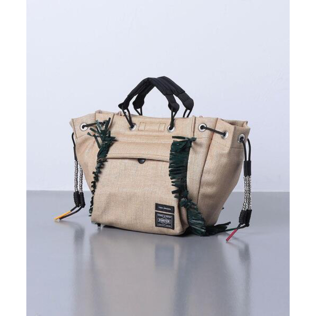 美品 TOGA×PORTER STRING BAG BEIGE