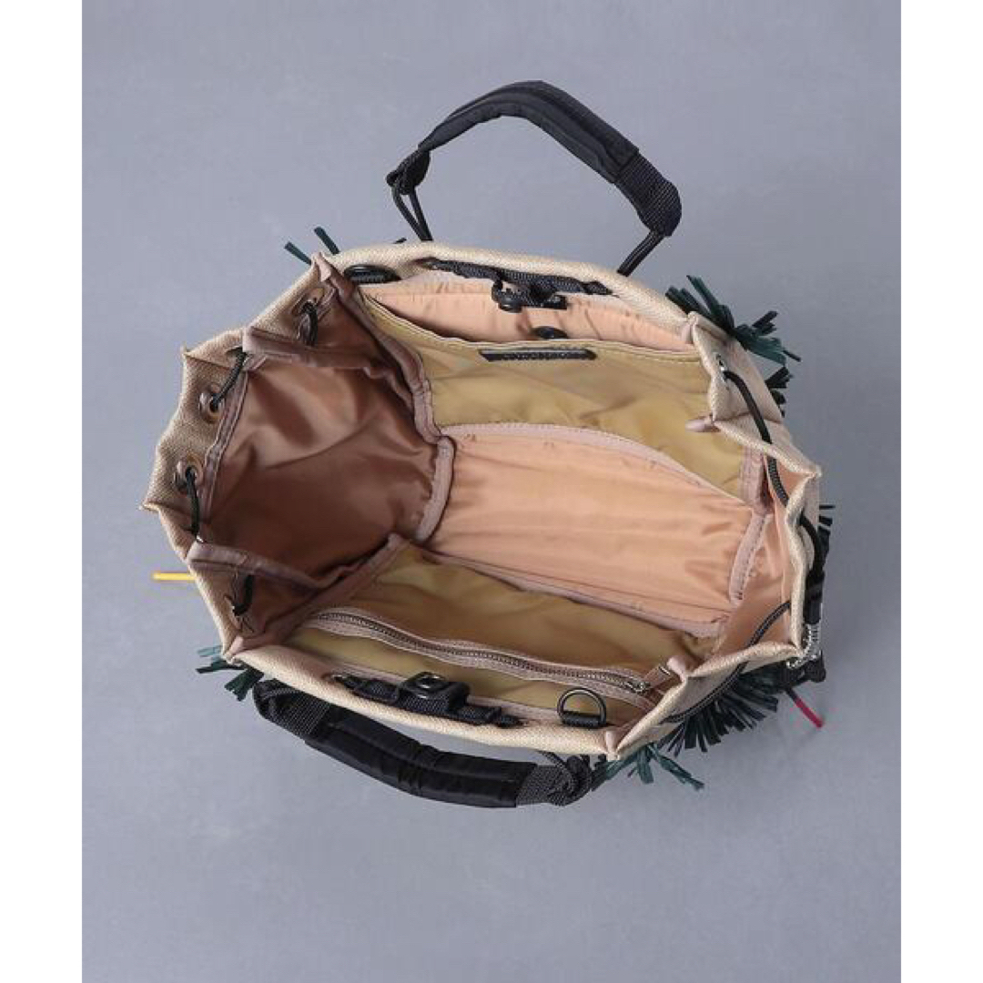 美品 TOGA×PORTER STRING BAG BEIGE