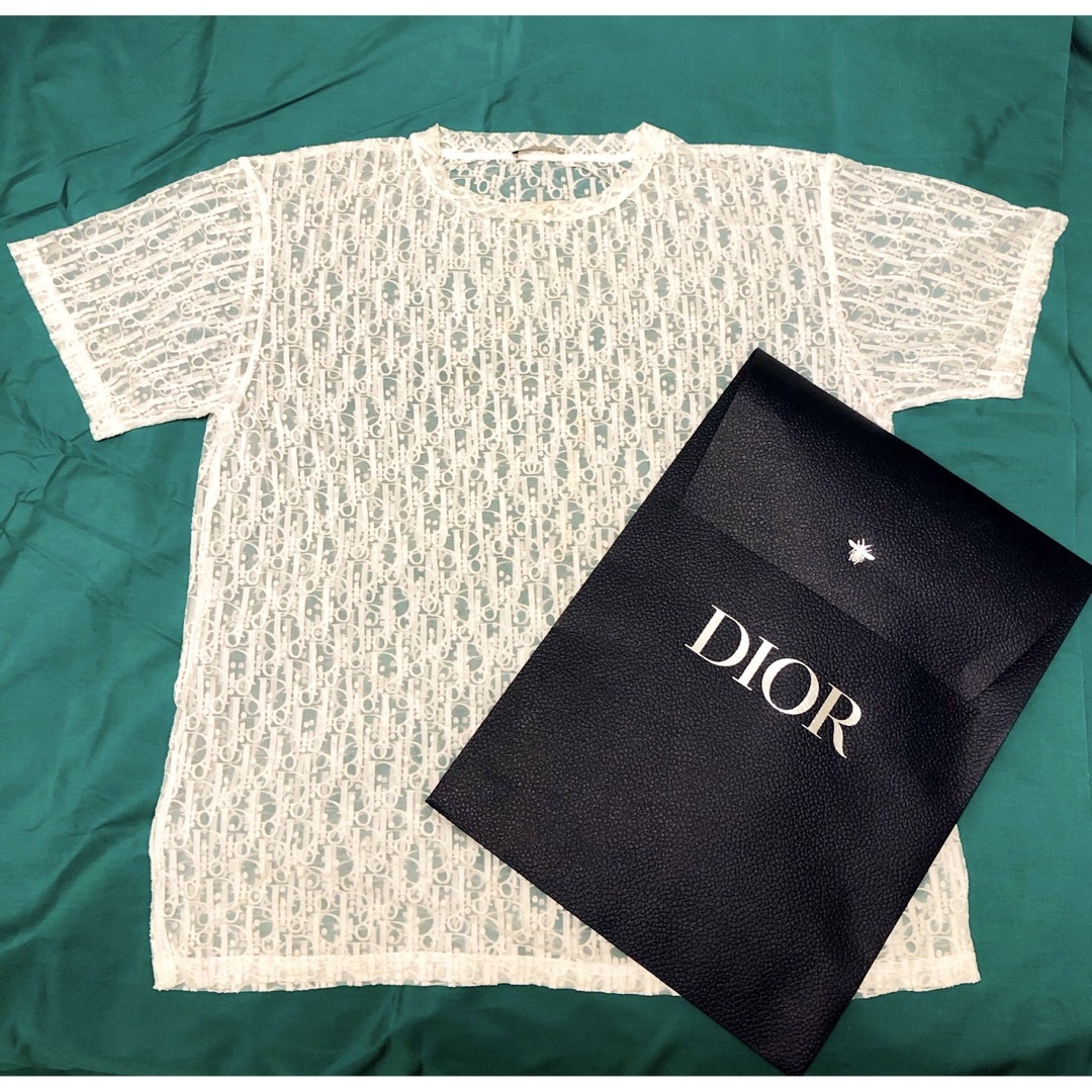 ディオール オブリーク テクニカル ジャージー Tシャツ シースルー Dior