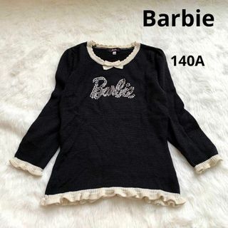 バービー(Barbie)のバービー　Barbie 子供服　キッズ　140 ストーンニット　レース(その他)