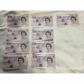 超貴重 エリザベス女王 イギリス ポンド 旧紙幣 ①の通販 by ベリー ...