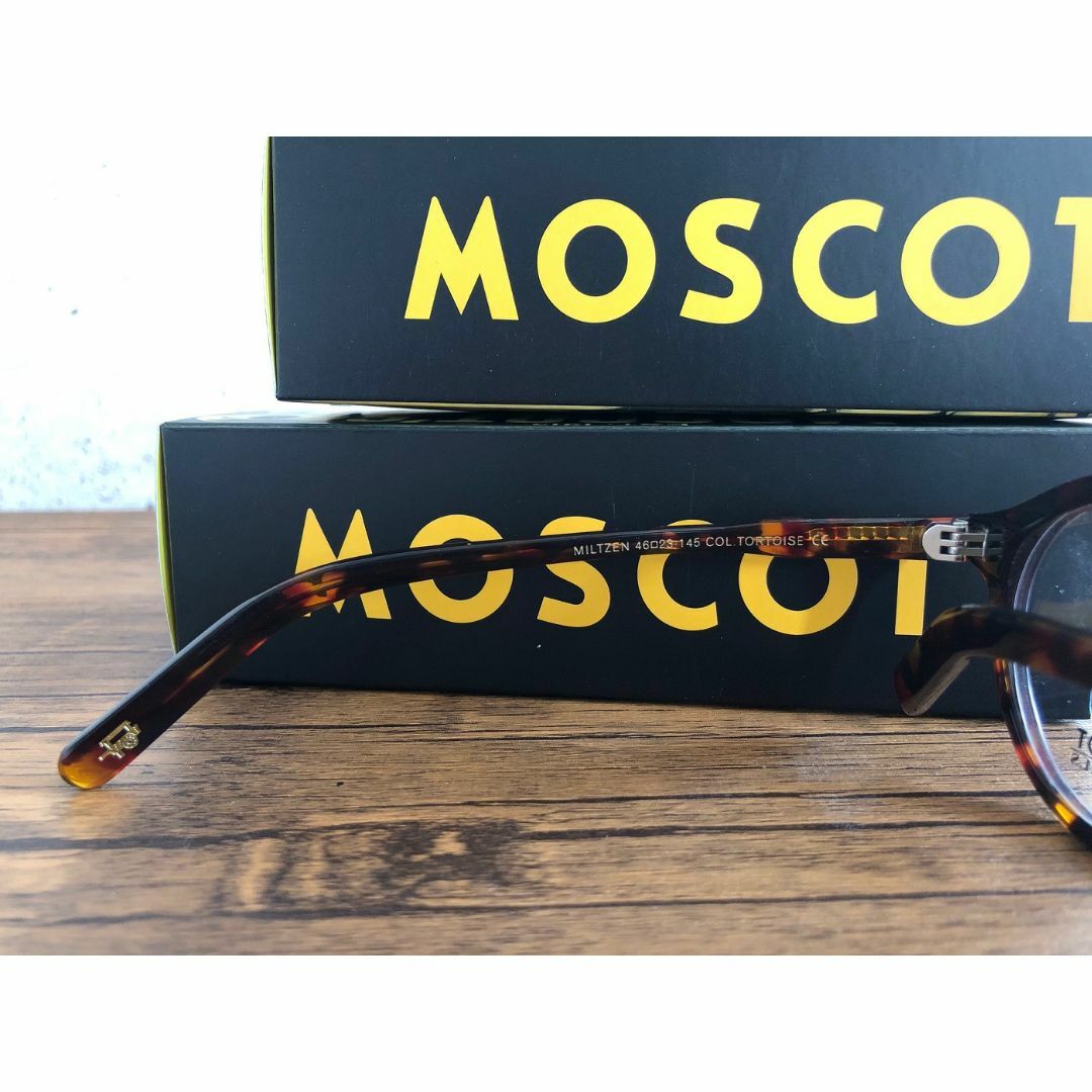 MOSCOT VILDA TORTOISE 48 度なしクリア・カラー付き