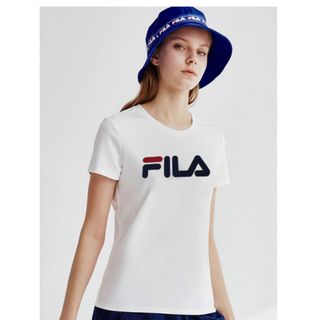 フィラ(FILA)のFILAフィラレディース 半袖Tシャツ 吸水速乾 ホワイトLL(ウェア)