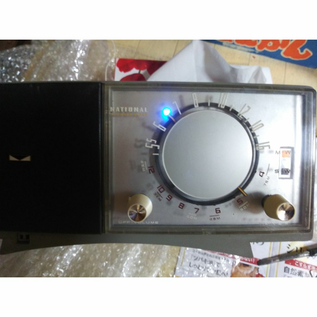 Bluetooth付ナショナルDX -370 真空管ラジオ昭和レトロ