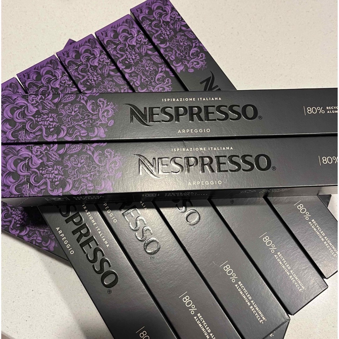 NESPRESSO(ネスプレッソ)のネスプレッソ  アルペジオ　12本とおまけ 食品/飲料/酒の飲料(コーヒー)の商品写真