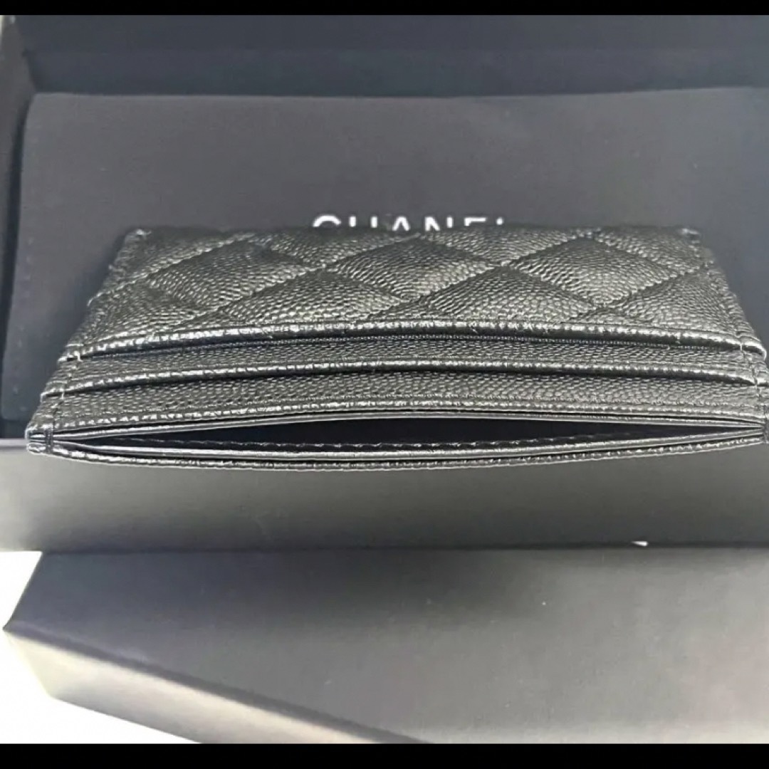 CHANEL  キャビア　パスケース　シャンパンゴールド　希少品