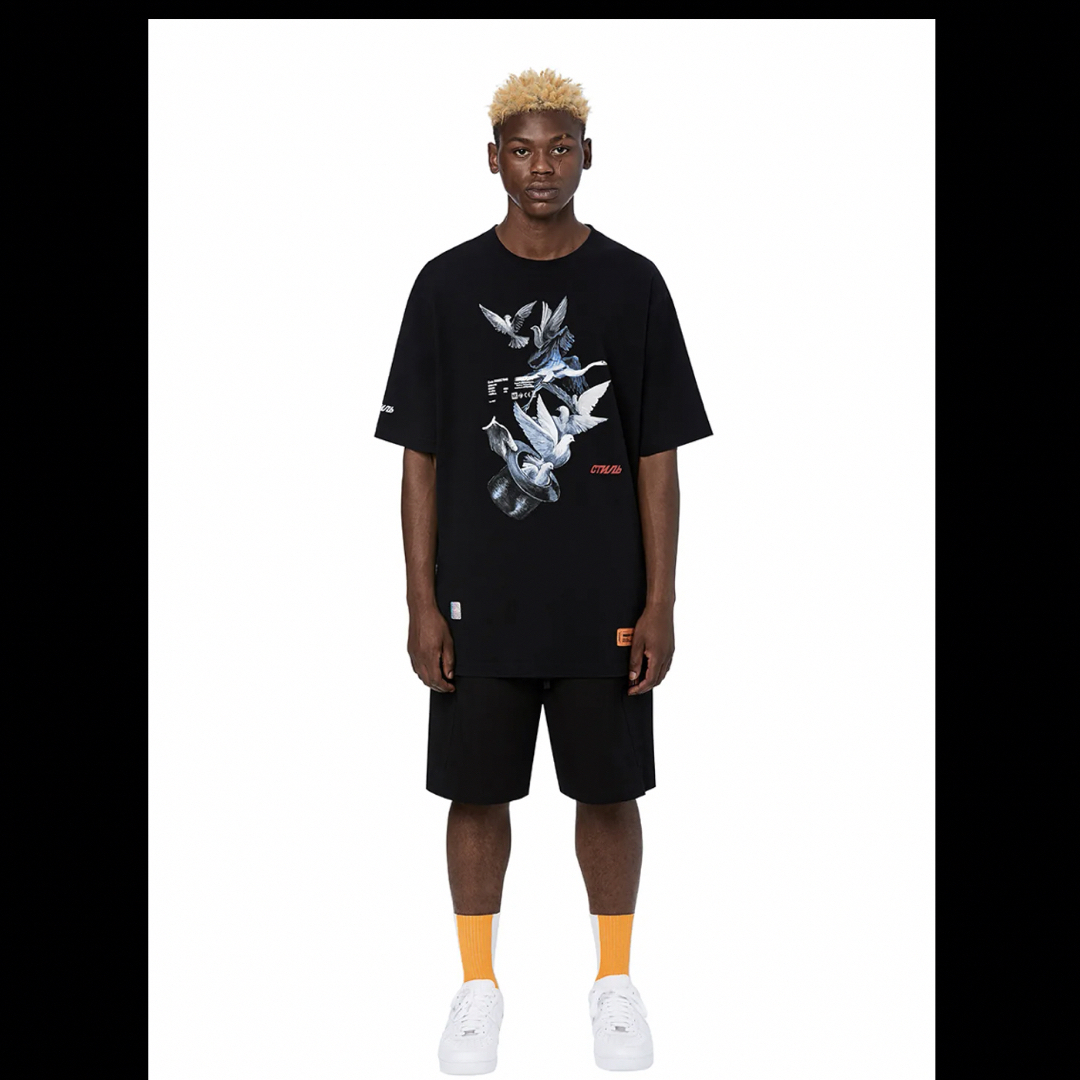 HERON PRESTON ヘロンプレストン カットソー tシャツ 鳩 nike