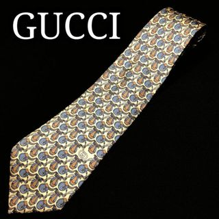 グッチ(Gucci)のグッチ GGロゴ馬具 ライトイエロー ネクタイ A106-B20(ネクタイ)