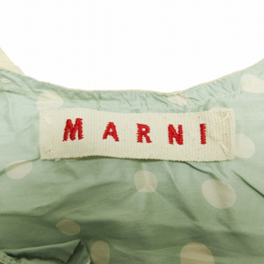 Marni(マルニ)のマルニ MARNI ドット アシンメトリー ノースリーブ プルオーバー ブラウス レディースのトップス(シャツ/ブラウス(半袖/袖なし))の商品写真