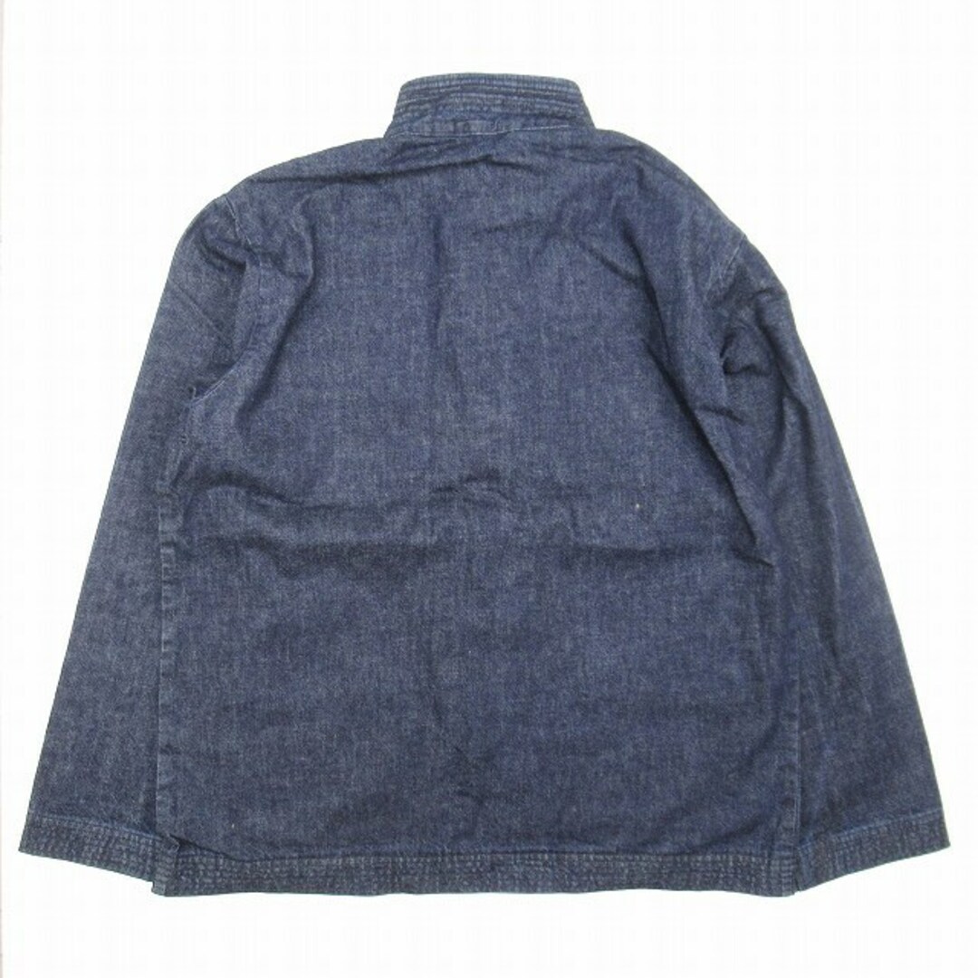 17ss ソフネット デニム カンフージャケット チャイナ ブルゾン