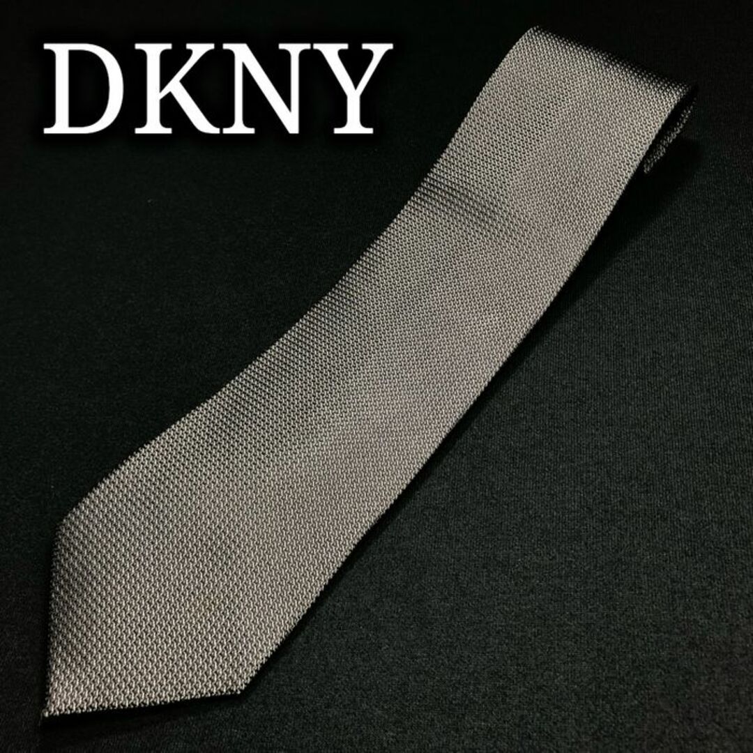 Donna Karan(ダナキャラン)のDKNYダナキャラン 無地 ダークグレー ネクタイ A106-C01 メンズのファッション小物(ネクタイ)の商品写真