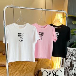 miumiu - miumiu Tシャツの通販 by プッチshop|ミュウミュウならラクマ