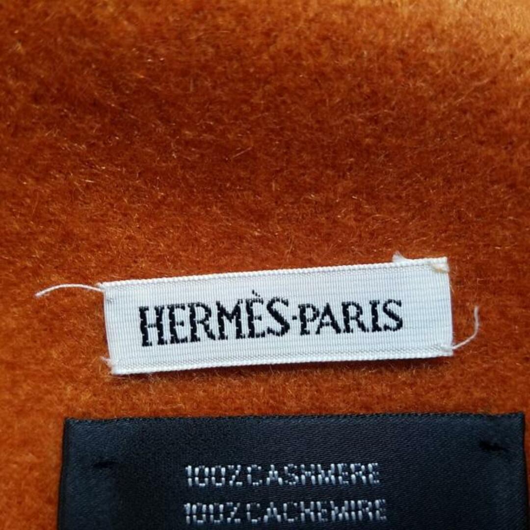 Hermes - エルメス マフラー - オレンジ カシミヤの通販 by ブラン