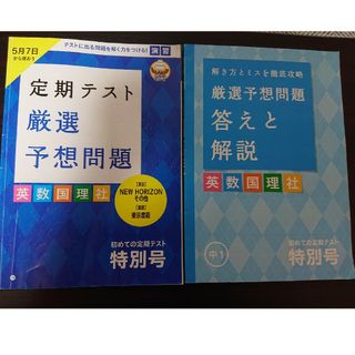 ベネッセ(Benesse)の進研ゼミ 中学講座 定期テスト厳選予想問題(語学/参考書)