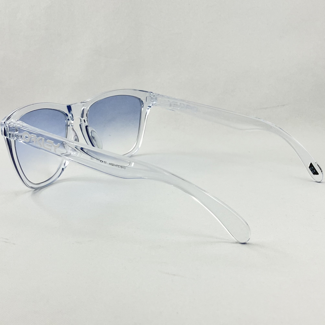 オークリーox8137-02ブルーグラデーションサングラスFrogskins