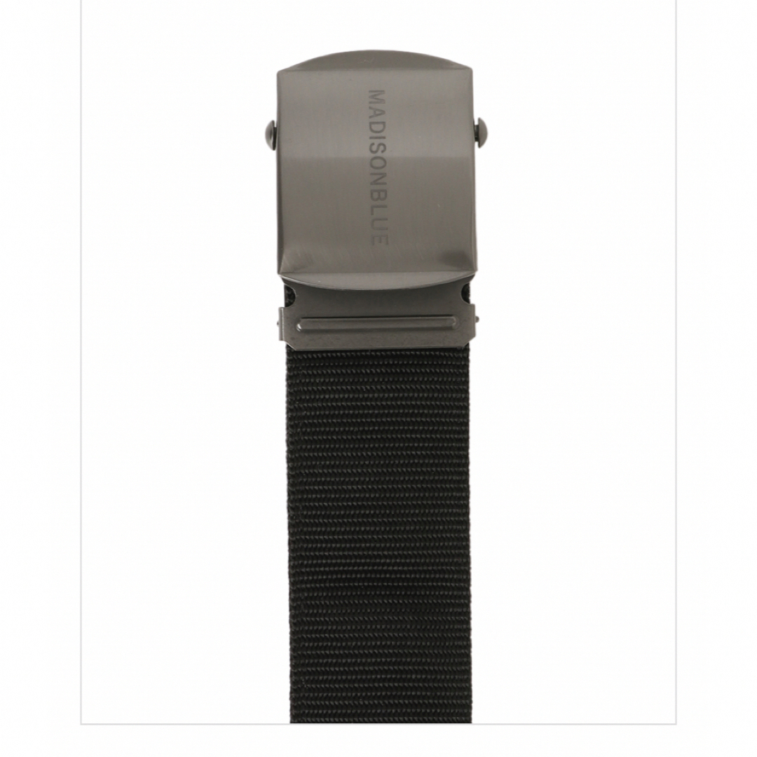 23FW 新作 マディソンブルー NYLON BELT ナイロンベルト ブラック
