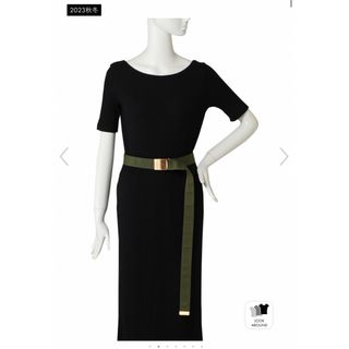23FW 新作 マディソンブルー NYLON BELT ナイロンベルト ブラック