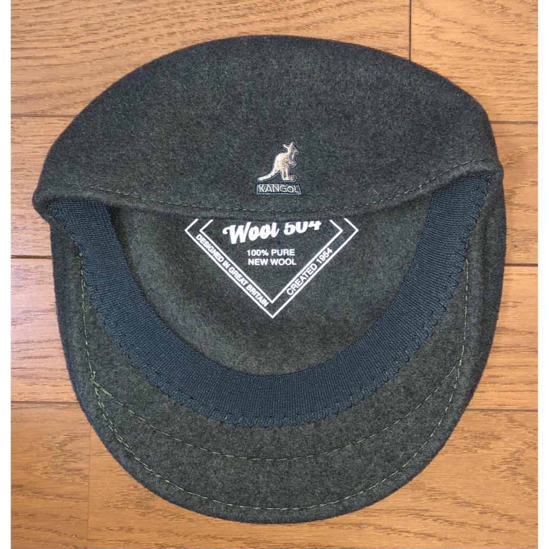 KANGOL(カンゴール)のM 新品 KANGOL WOOL 504 ハンチングキャップ ベレー帽 グリーン メンズの帽子(ハンチング/ベレー帽)の商品写真