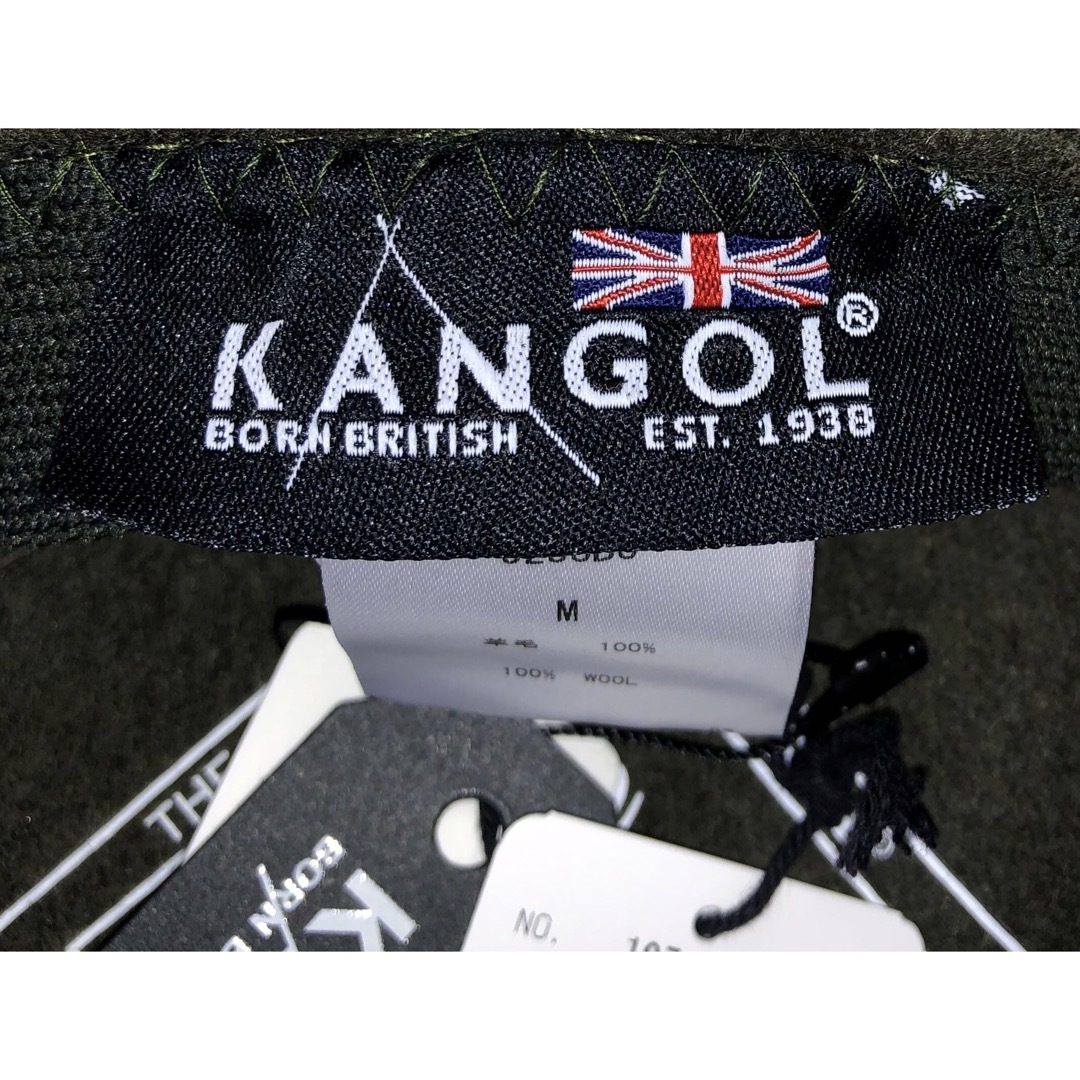 KANGOL(カンゴール)のM 新品 KANGOL WOOL 504 ハンチングキャップ ベレー帽 グリーン メンズの帽子(ハンチング/ベレー帽)の商品写真