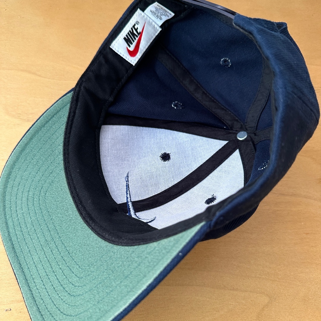 NIKE - '90s NIKE 銀タグ cap / navy×blueの通販 by ☆ra's shop NIKE - '90s NIKE 銀タグ cap / navy×blueの通販 by ☆ra's shop