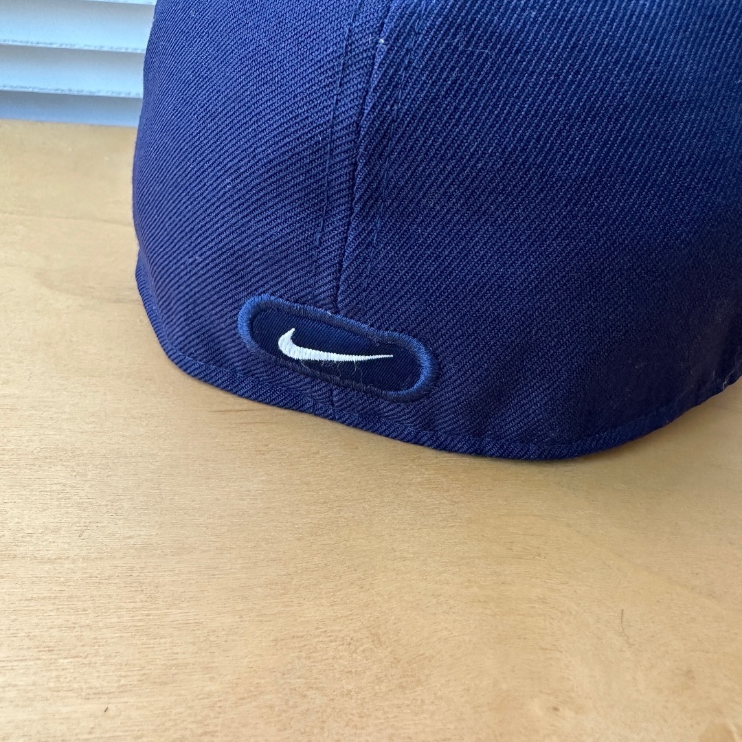 NIKE(ナイキ)の'90s NIKE 旧タグ  cap / navy×white メンズの帽子(キャップ)の商品写真