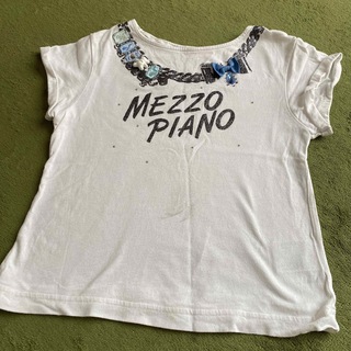 メゾピアノ(mezzo piano)の値下げ！激かわ！メゾピアノ  120プリントTシャツ(Tシャツ/カットソー)