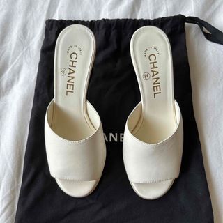 CHANEL シャネル　サンダル　スケルトン　22.5cm