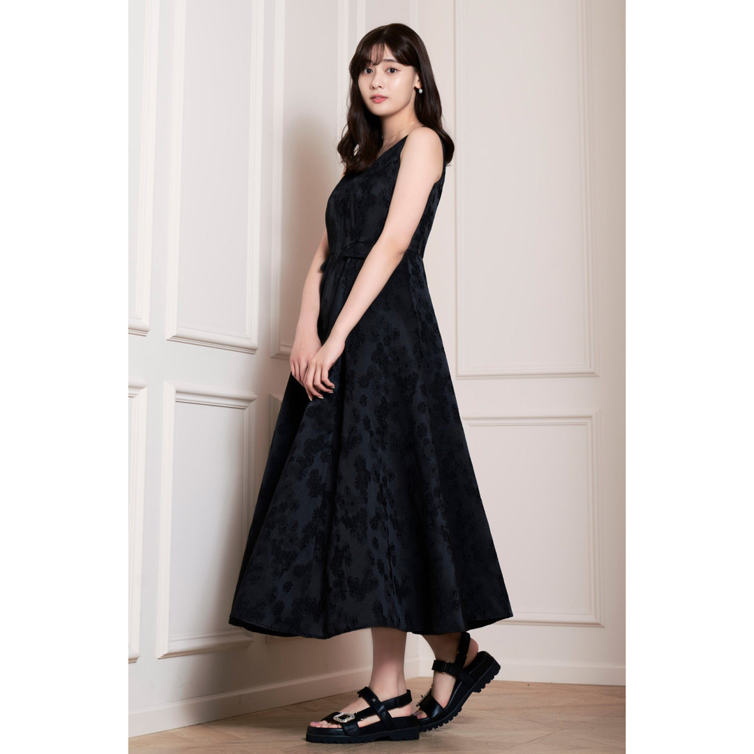 新品Classic Floral Jacquard Dress