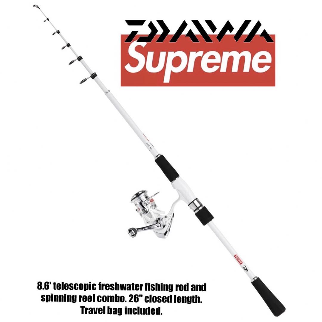 Supreme/Daiwa DV1 Fishing Rod and Reel