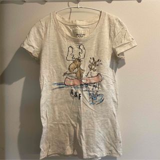 アバクロンビーアンドフィッチ(Abercrombie&Fitch)のアバクロ　Tシャツ　レディース　Sサイズ(Tシャツ(半袖/袖なし))