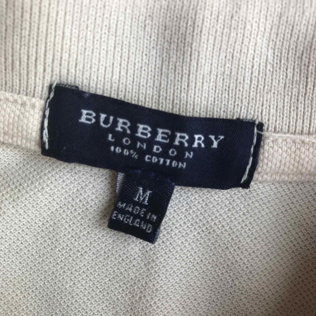 BURBERRY(バーバリー)のイングランド製　Burberry バーバリー　ポロシャツ　ビンテージ　レア　 メンズのトップス(ポロシャツ)の商品写真