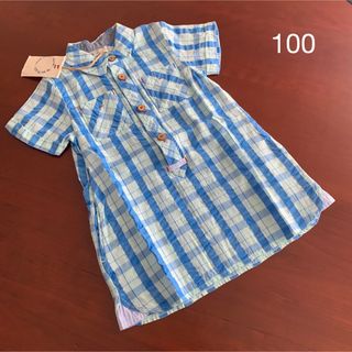 ラグマート(RAG MART)の⭐️未使用品　 ラグマート　 チュニック　 ミニワンピース　100サイズ (ワンピース)