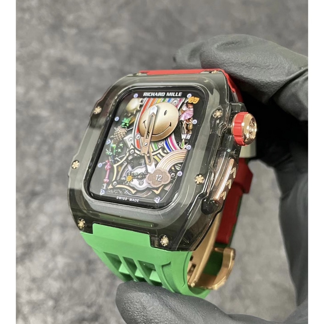 Apple Watch Series8 7 6 5 4 SE用バンド カスタム正常に使用していただけます防水