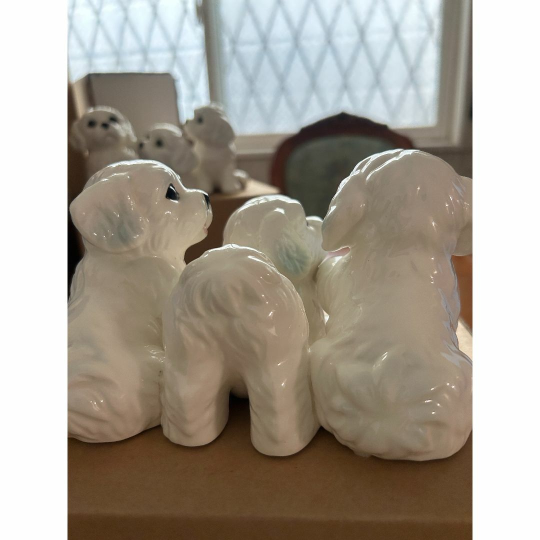 入手困難・新品)加藤工芸 犬陶器製置物 マルチーズの通販 by も 入手困難・新品)加藤工芸 犬陶器製置物 マルチーズの通販 by も