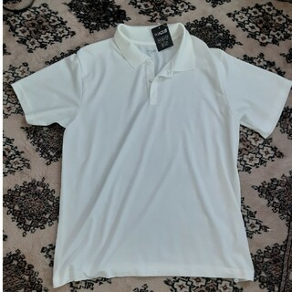 ジーユー(GU)の新品　GUのポロシャツ(XL)白(ポロシャツ)