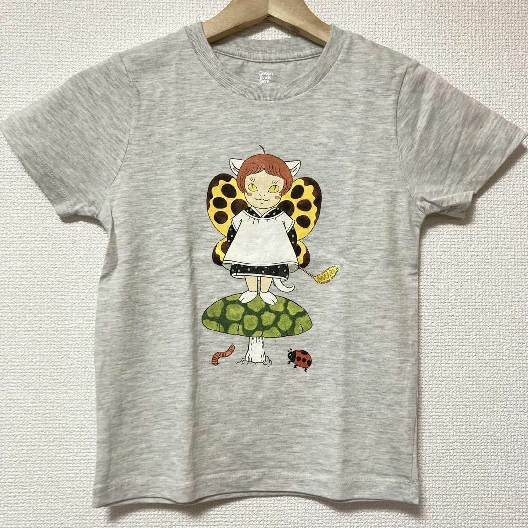 Design Tshirts Store graniph(グラニフ)のグラニフ　石黒亜矢子コラボ　Tシャツ　いもうとかいぎ　110サイズ キッズ/ベビー/マタニティのキッズ服女の子用(90cm~)(Tシャツ/カットソー)の商品写真