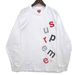 シュプリーム ロゴTシャツ メンズのTシャツ・カットソー(長袖)の通販