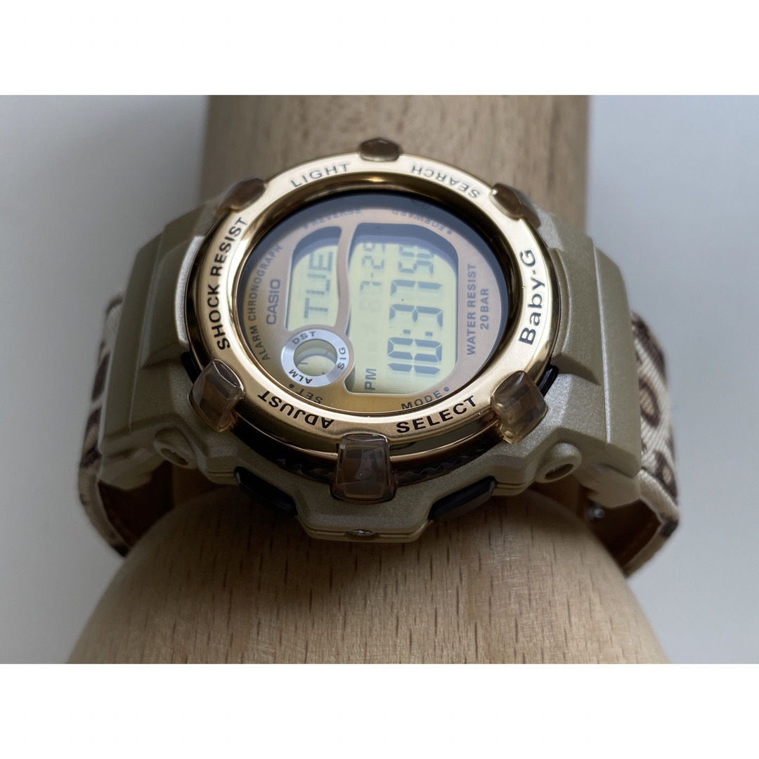 Baby-G - baby-G-SHOCK/BG-3000V/レオパード/ヒョウ柄/ゴールド/美品の