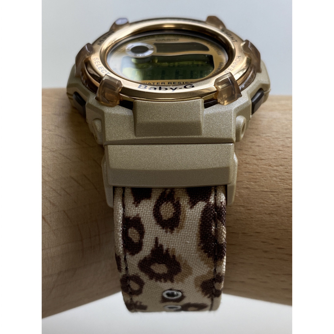 Baby-G - baby-G-SHOCK/BG-3000V/レオパード/ヒョウ柄/ゴールド/美品の