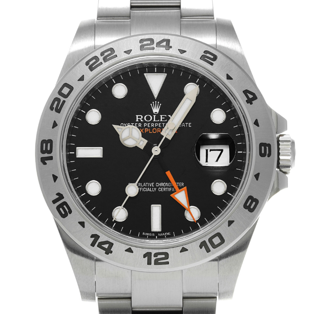 中古 ロレックス ROLEX 216570 ランダムシリアル ブラック メンズ 腕時計