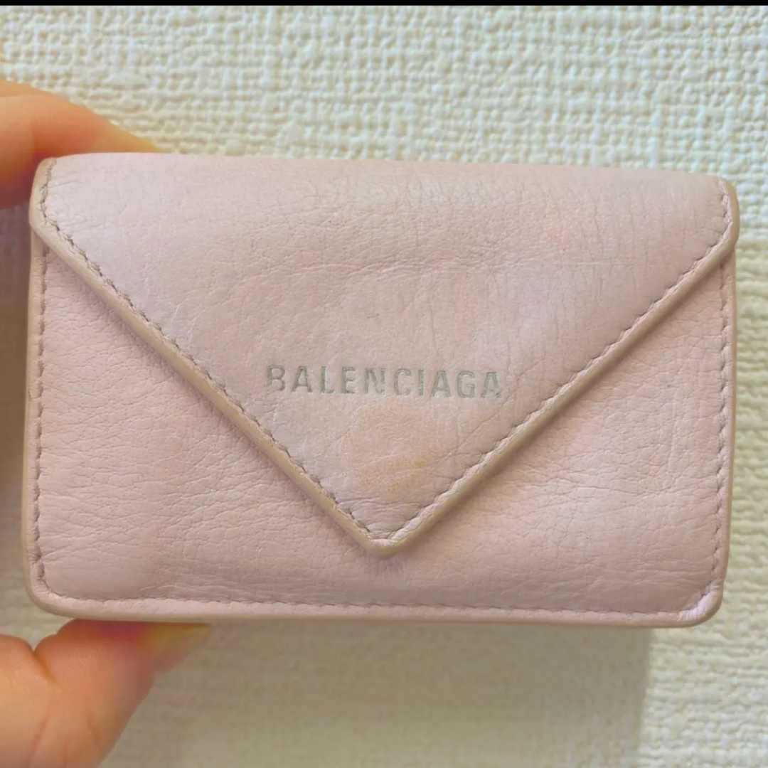 BALENCIAGA バレンシアガ ペーパー ミニ ウォレット 財布