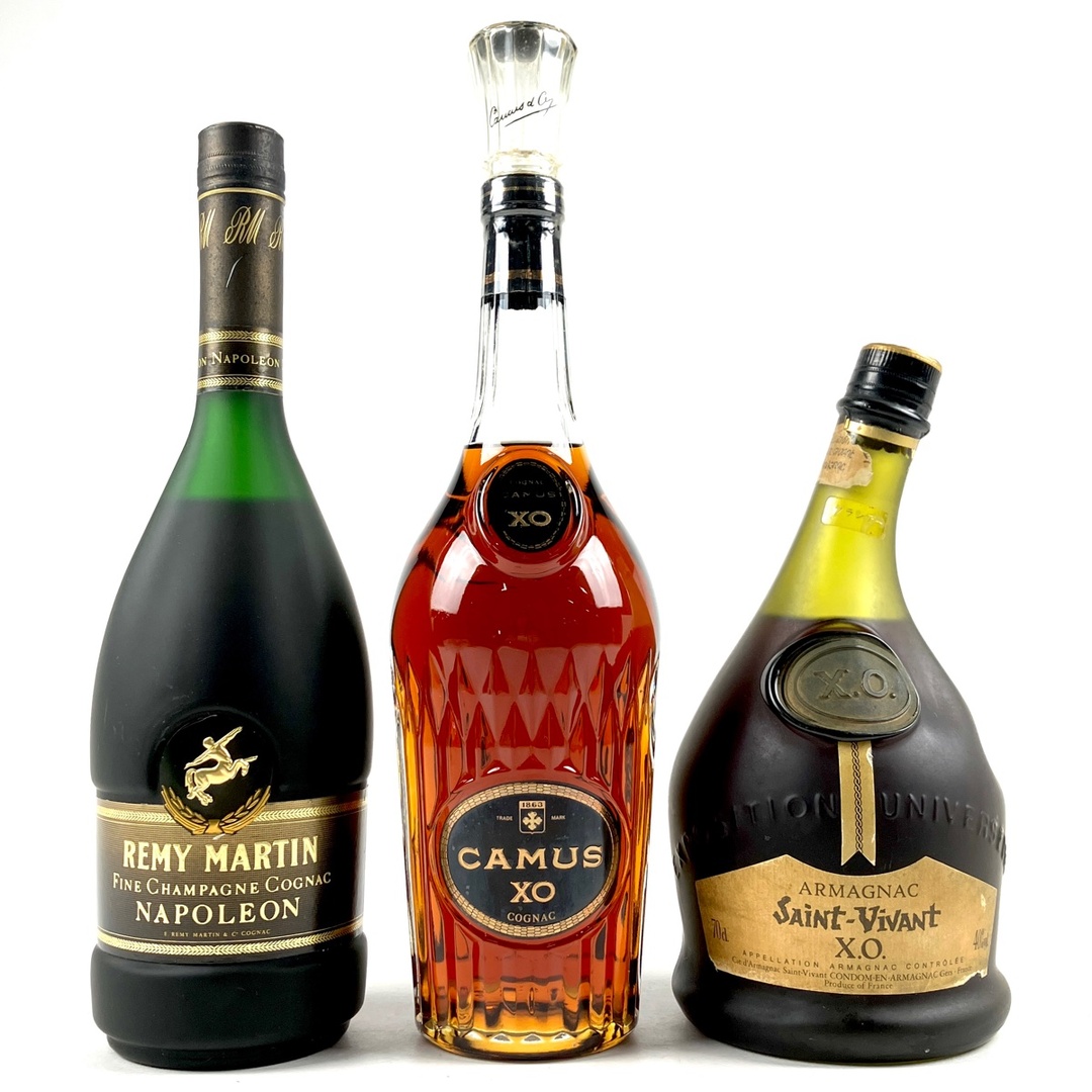 3本 REMY MARTIN CAMUS SAiNT-ViVANT コニャック アルマニャック 700ml