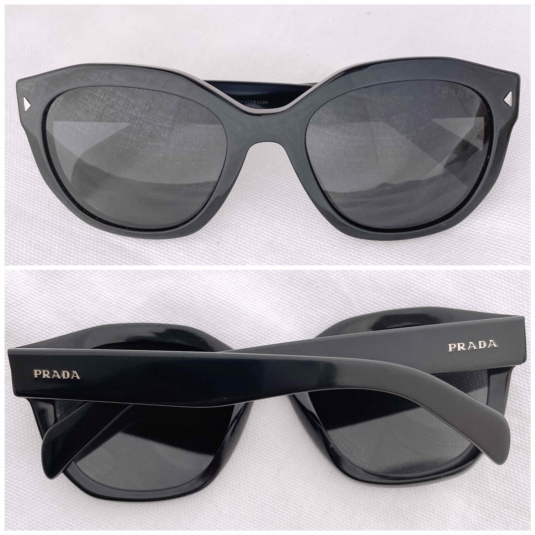 PRADA(プラダ)のPRADA プラダ　スクエア　ウェリントン　サングラス　アイウェア　眼鏡　美品 メンズのファッション小物(サングラス/メガネ)の商品写真