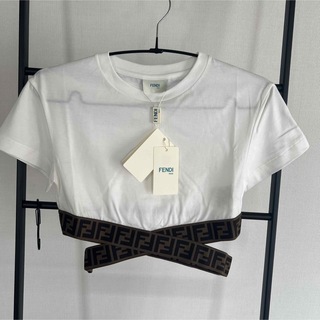 フェンディ(FENDI)の【新品】FENDI 大人も着れるキッズTシャツ FFロゴ 12A 152cm(Tシャツ(半袖/袖なし))