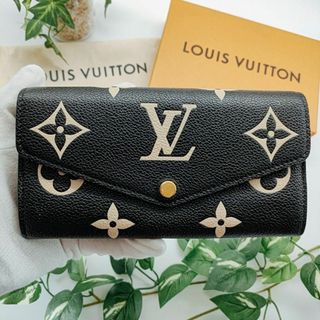 ルイヴィトン(LOUIS VUITTON)のルイヴィトン　長財布　ポルトフォイユサラ　バイカラー　モノグラムアンプラント(財布)