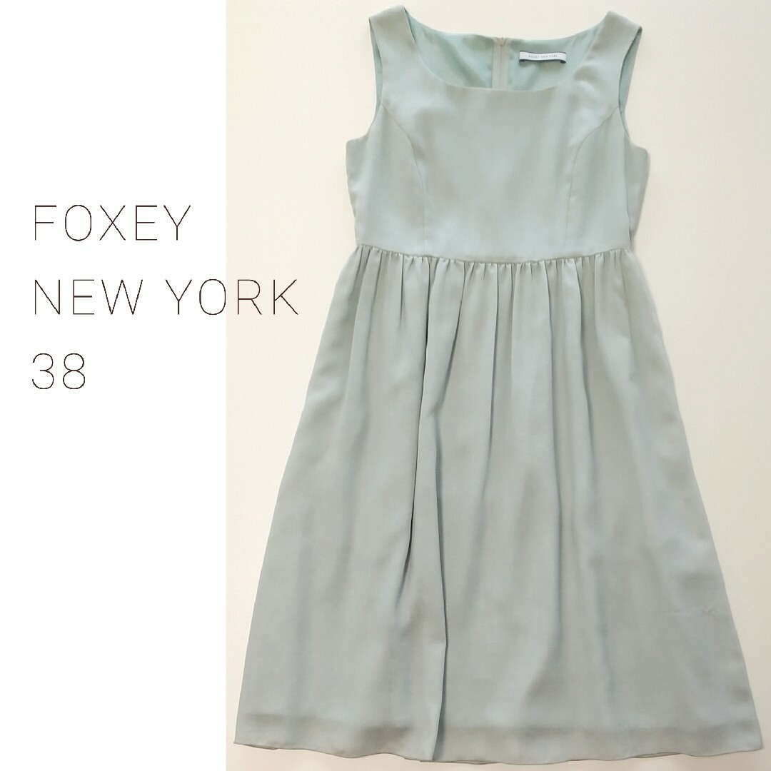 FOXEY NEW YORK 38 ワンピース ミントグリーン | フリマアプリ ラクマ