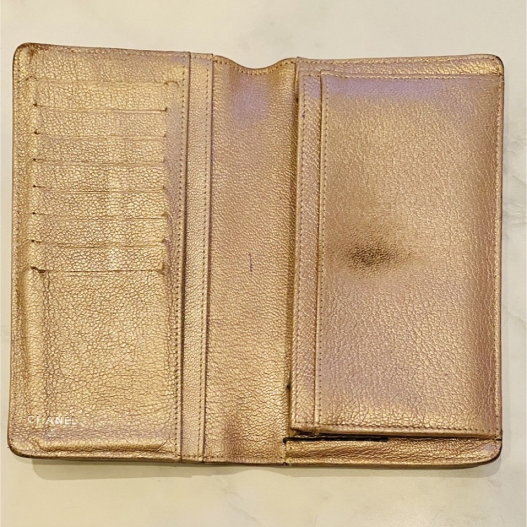 CHANEL(シャネル)のシャネル　シルバー　ビコローレ　財布 レディースのファッション小物(財布)の商品写真