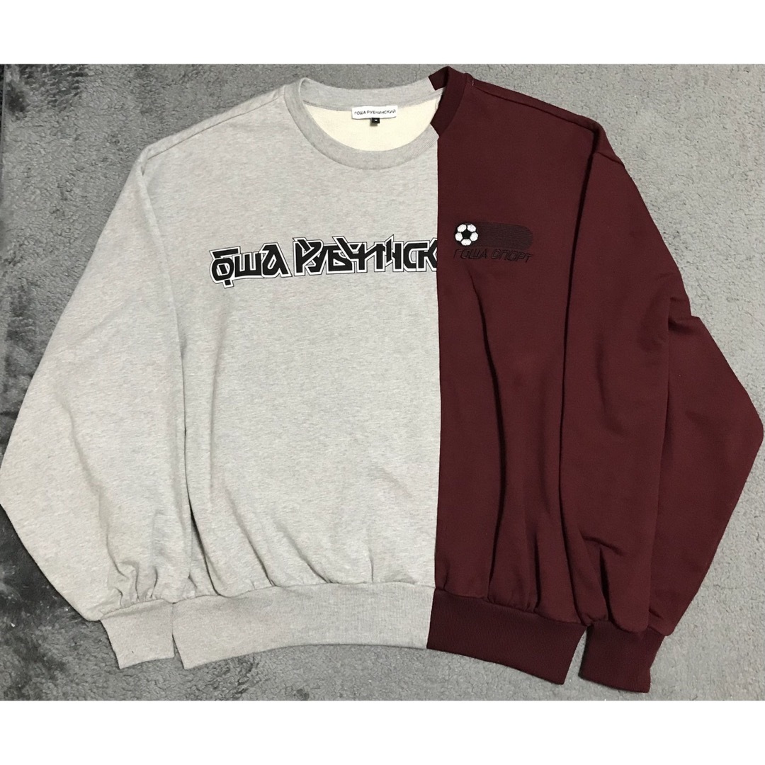 Gosha Rubchinskiyゴーシャラブチンスキー ネックロゴ スウェット